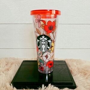 STARBUCKS | POPPY FLORAL 24OZ TUMBLER